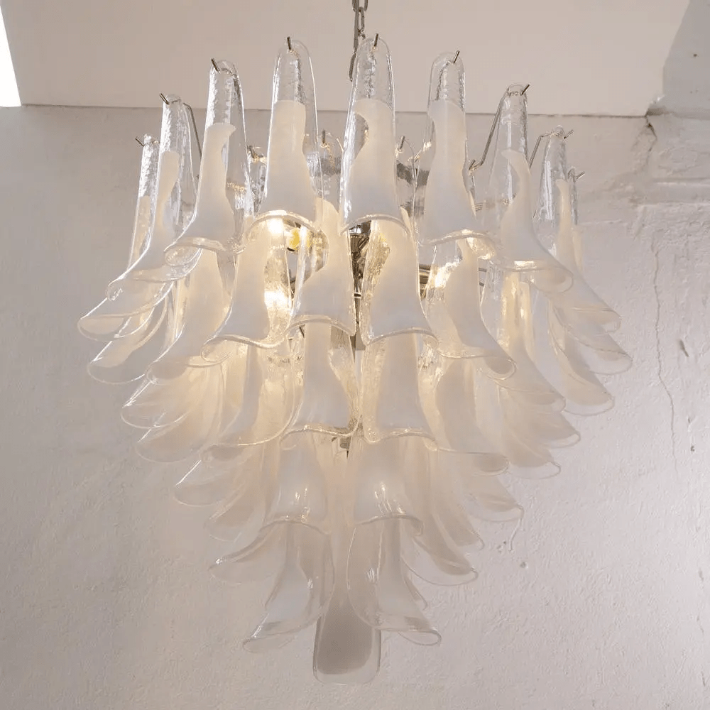 Aurora Chandelier Murano Glass Tiered Italian - Letslighting
