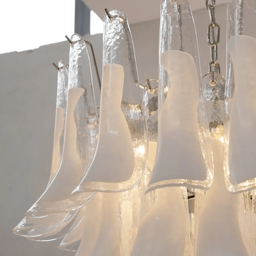 Aurora Chandelier Murano Glass Tiered Italian - Letslighting