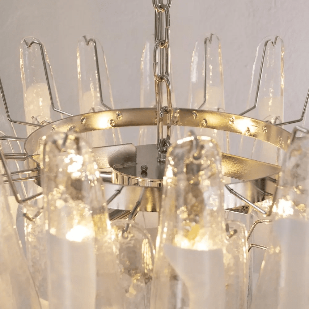 Aurora Chandelier Murano Glass Tiered Italian - Letslighting