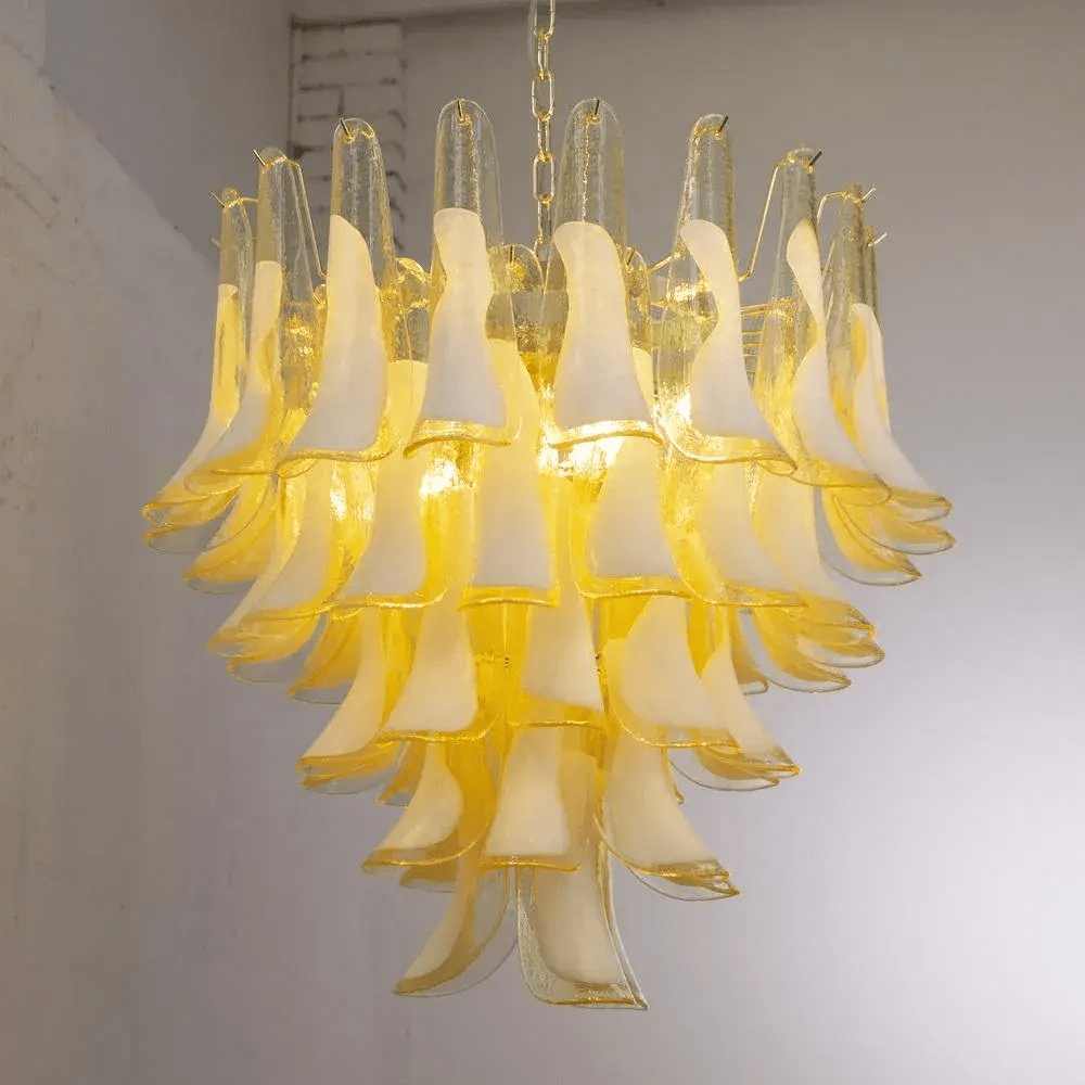 Aurora Chandelier Murano Glass Tiered Italian - Letslighting