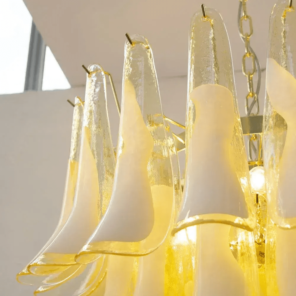 Aurora Chandelier Murano Glass Tiered Italian - Letslighting