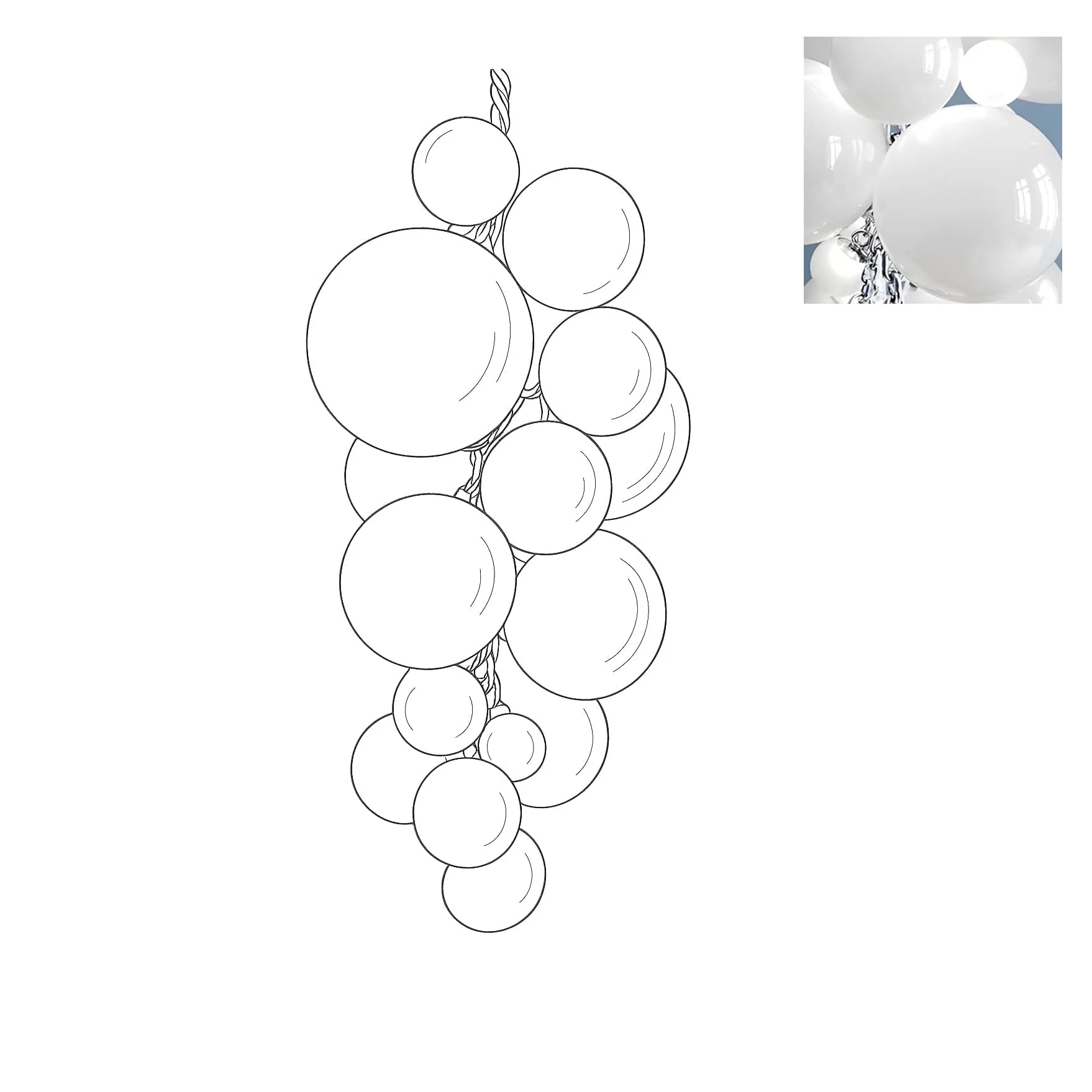 Aurora Chandelier En Verre De Murano Grappes De Raisins Art Déco - Neutralighting