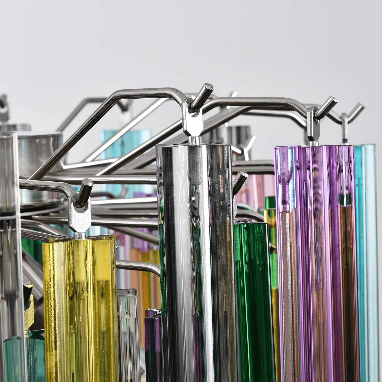 Aurora Chandelier Murano Glass Colorful Prism - Letslighting