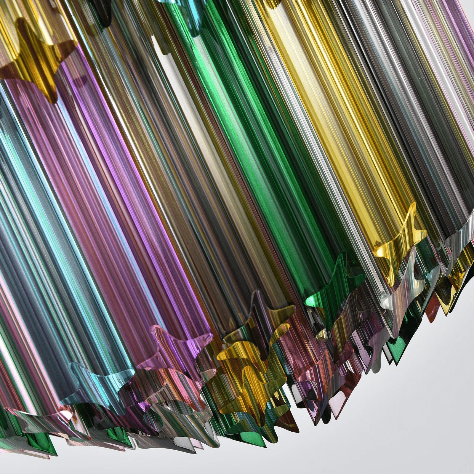 Aurora Chandelier Murano Glass Colorful Prism - Letslighting