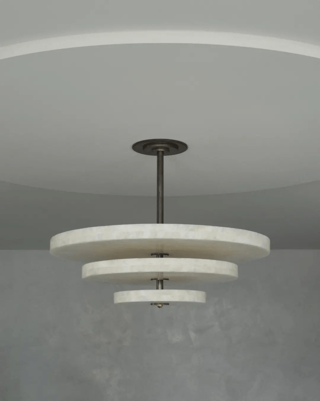 Liora Minimalist Alabaster Pendant Light Chandelier - Letslighting