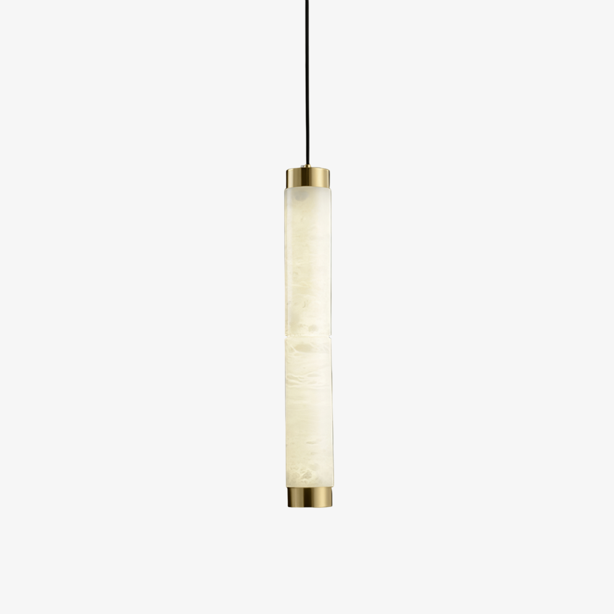 Lira Cylindrical Alabaster Pendant Light - Letslighting