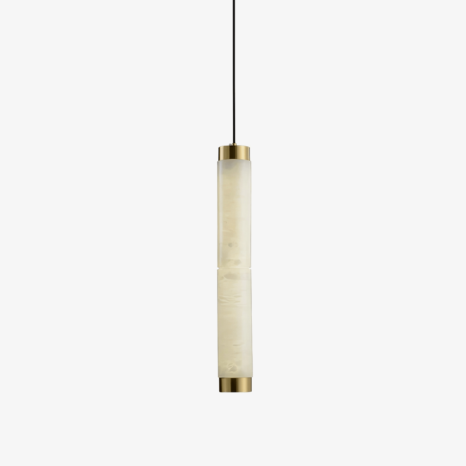 Lira Cylindrical Alabaster Pendant Light - Letslighting