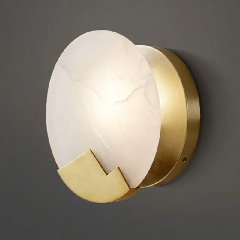Nova Mountain Shaped Alabaster Wall Light - Letslighting