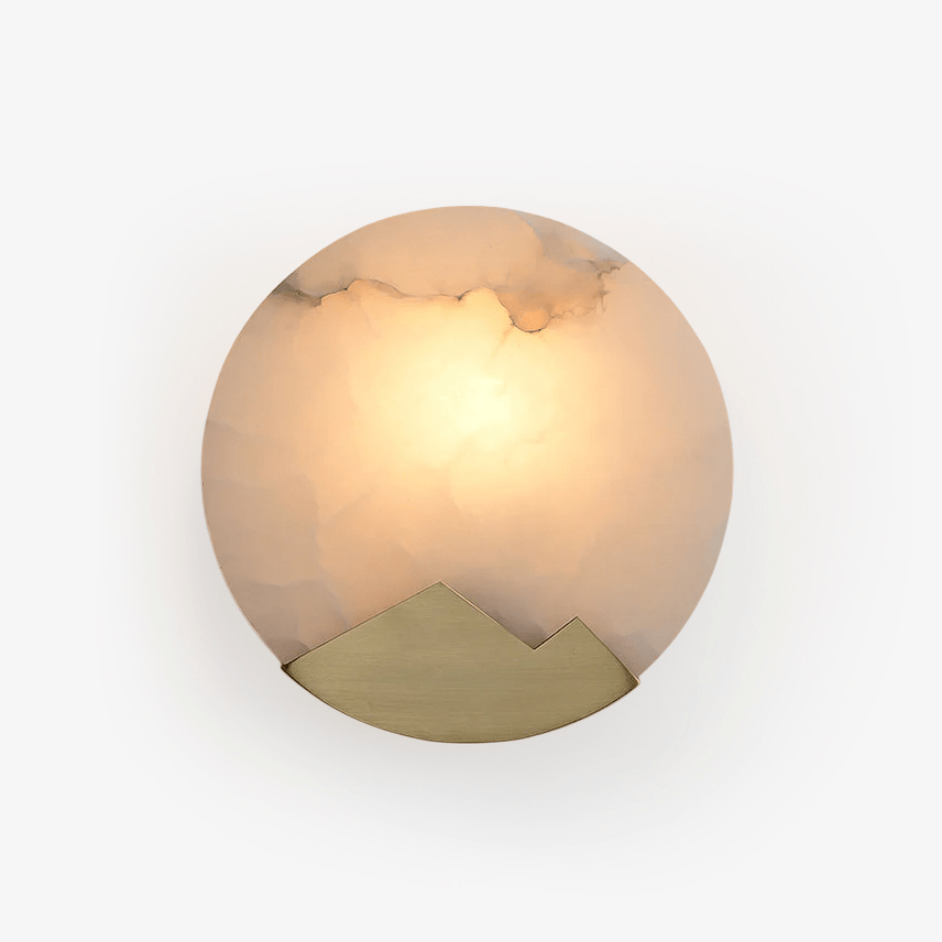 Nova Mountain Shaped Alabaster Wall Light - Letslighting