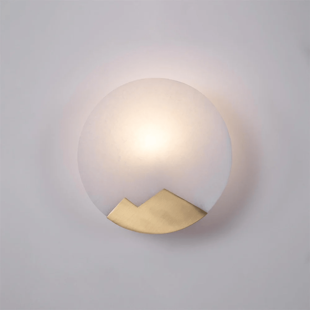 Nova Mountain Shaped Alabaster Wall Light - Letslighting