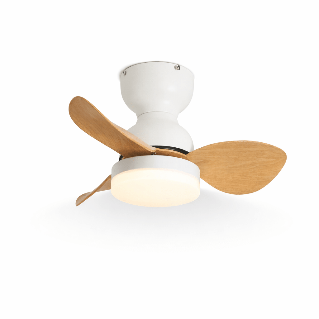 Plafonnier ventilateur Silas avec le ventilateur en marche