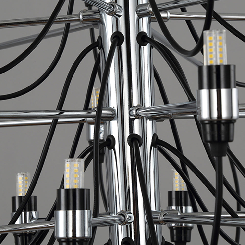 Silva Suspension Bougeoir Rétro, Métal, Noir, Salle à Manger/Salle à Séjour - Neutralighting