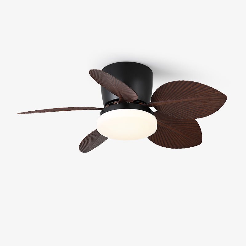 Ventilateur de plafond Qilv Breeze finition noyer