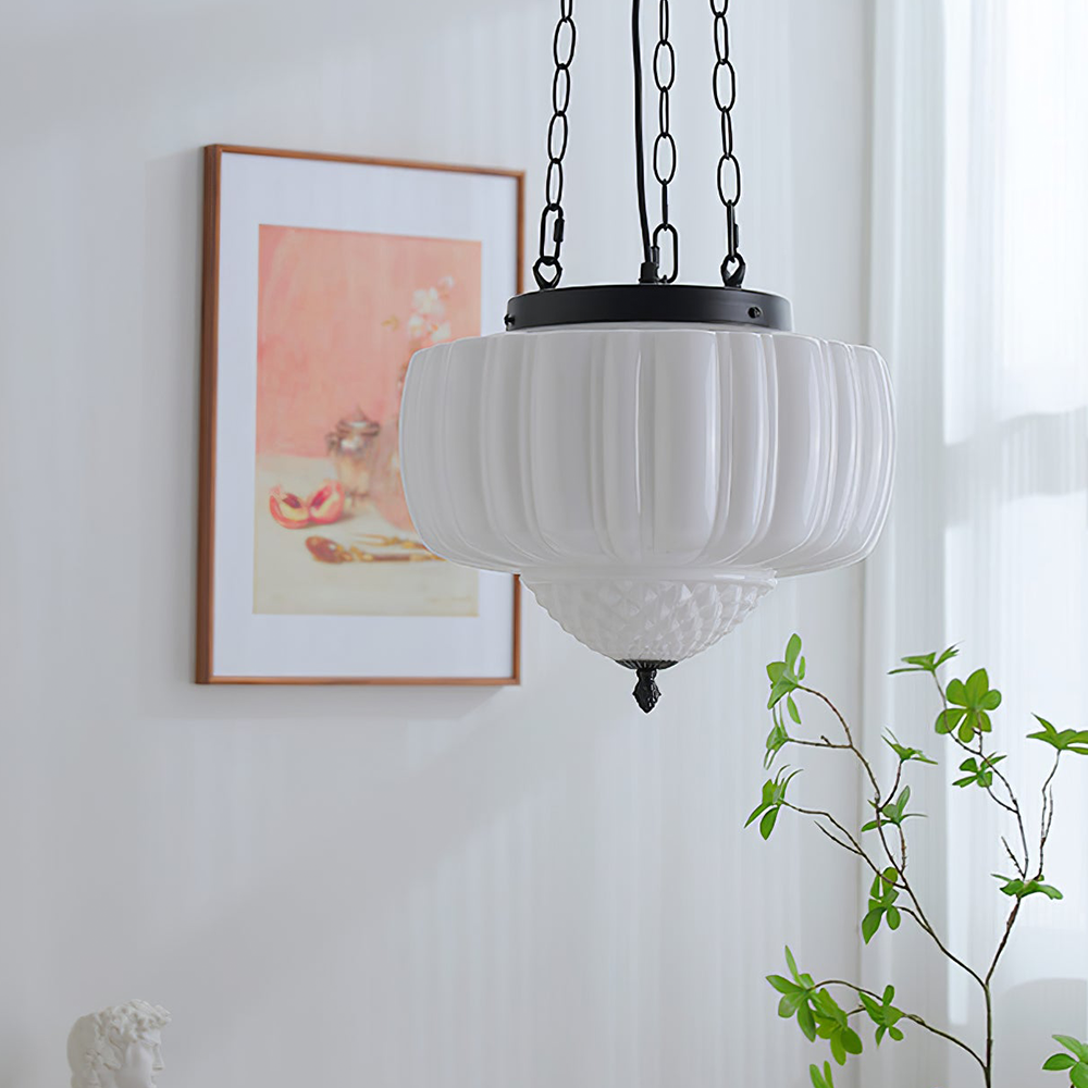Valentina Moderne Minimaliste Métale Verre Suspension Chambre à Coucher Salle à Manger - Neutralighting