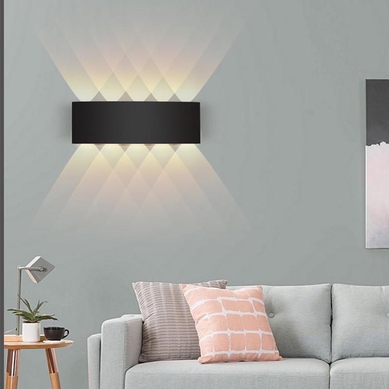 Tronix Applique Murale Rectangulaire Moderne Noir/Blanc. Corridor - Neutralighting