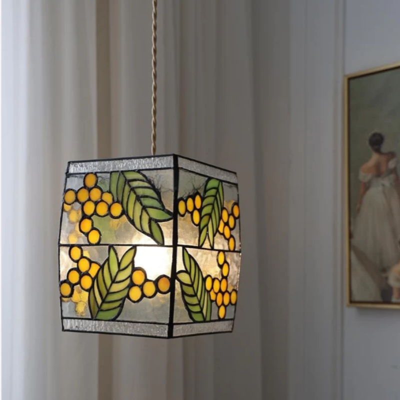 Tiffany Vintage Suspension Verre Salon Chambre à Coucher - Neutralighting
