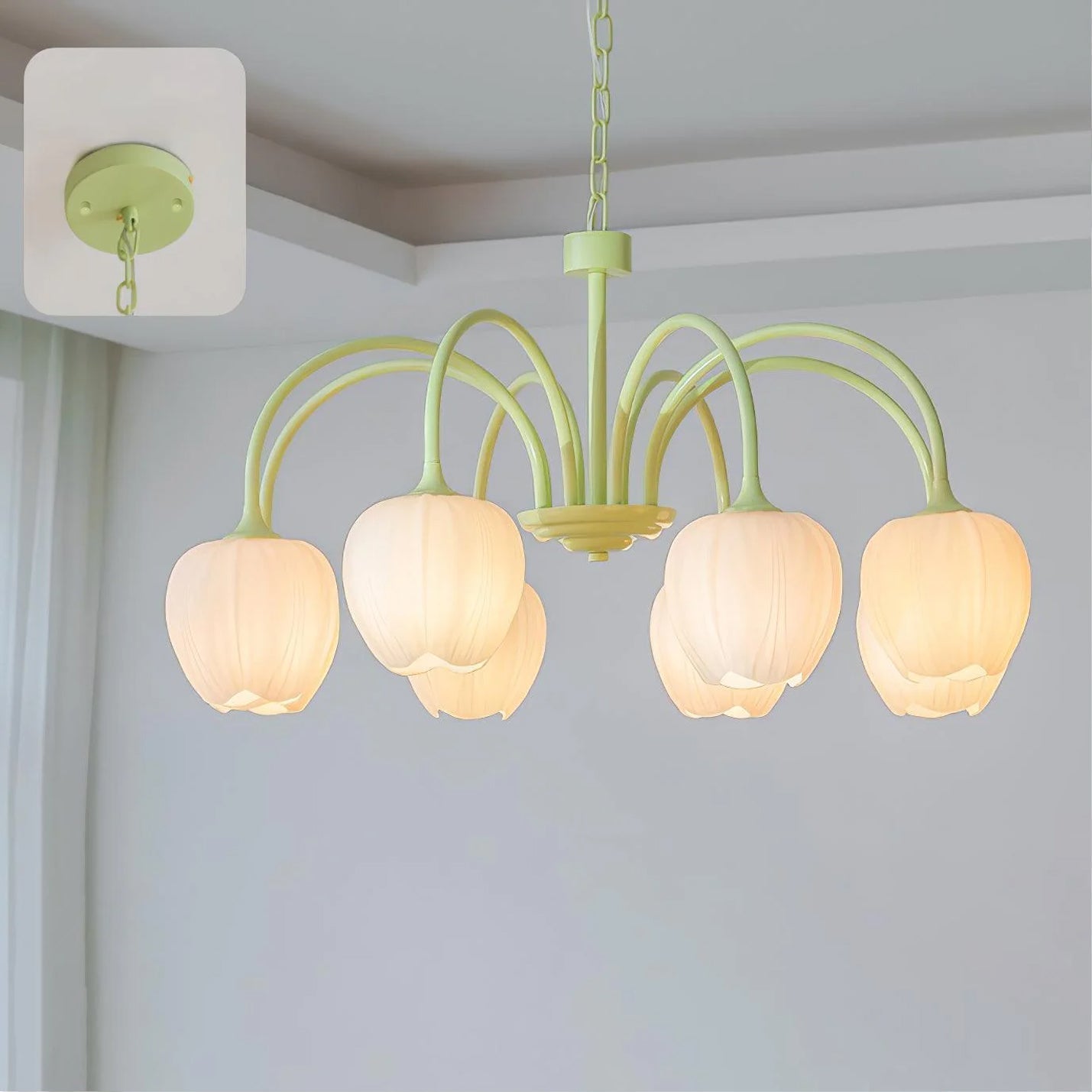Tulip Lustres Rafraîchissants en Verre - Neutralighting