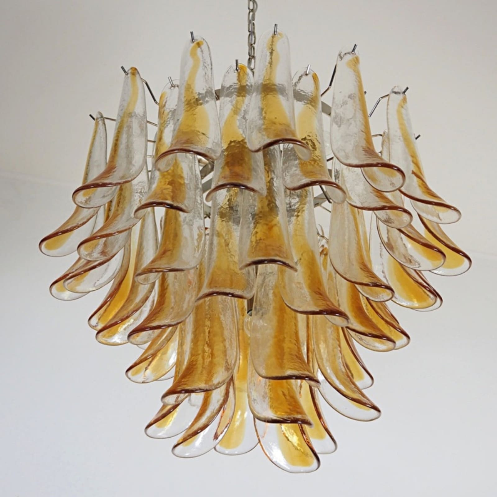 Aurora Chandelier Murano Glass Tiered Italian - Letslighting
