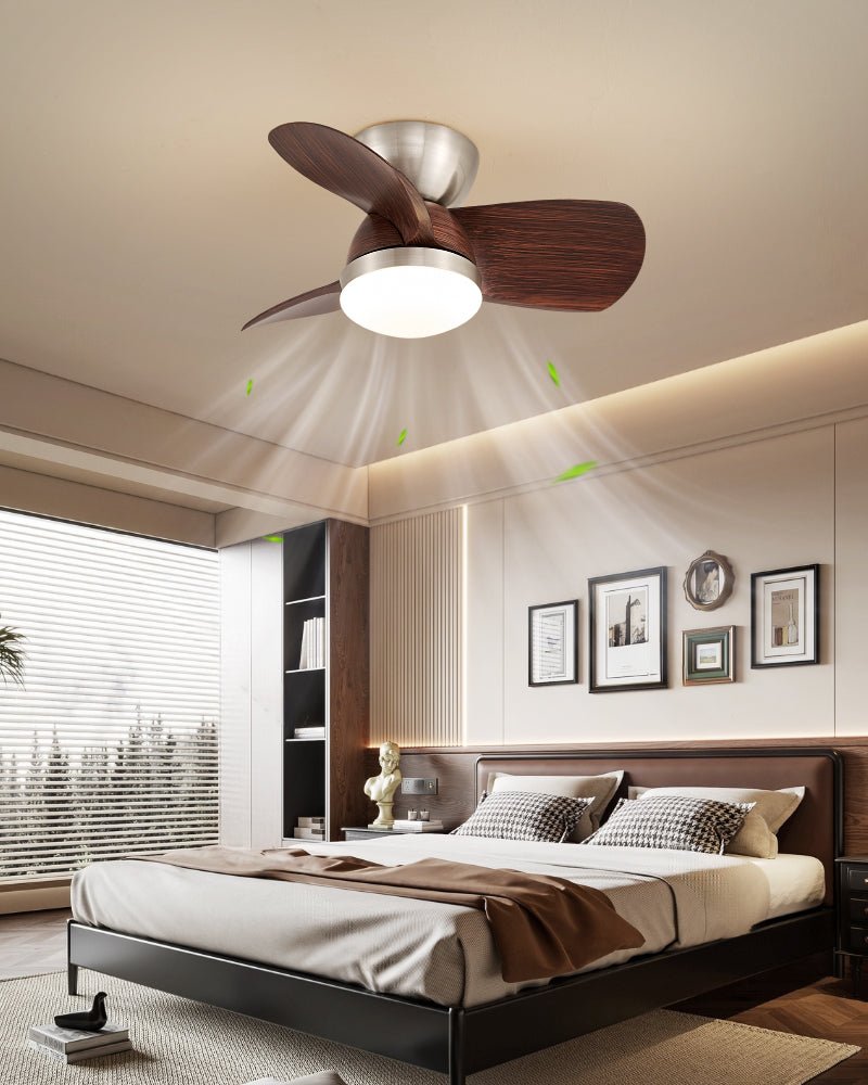 Emballage du plafonnier ventilateur Dyms ou vue d'un accessoire supplémentaire