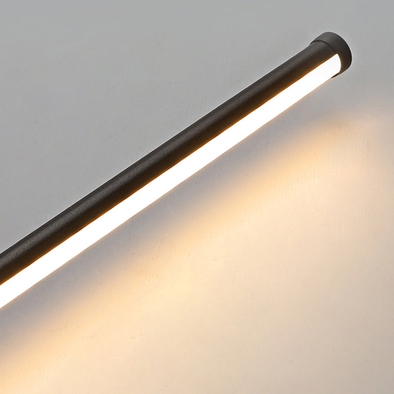 Eonix Applique Murale d'Extérieur Minimaliste Linéaire LED. Métal. Noir. Jardin - Neutralighting