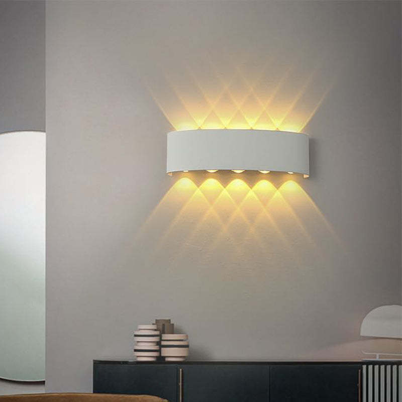 Tronix Applique Murale Rectangulaire Moderne Noir/Blanc. Corridor - Neutralighting