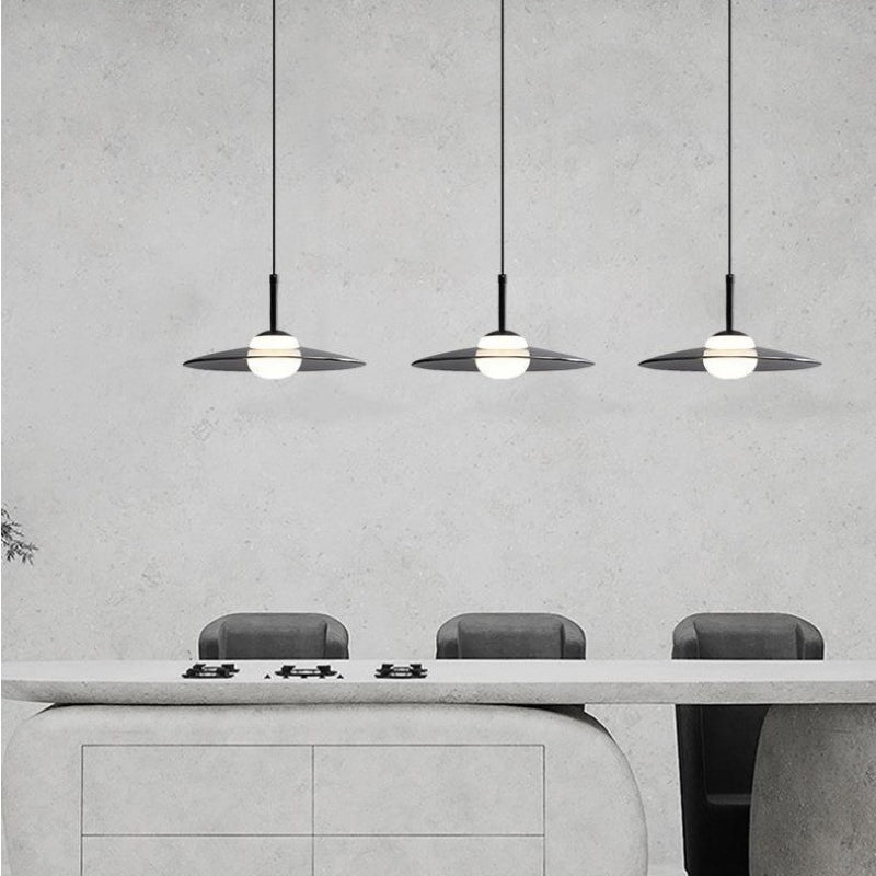 Arisha Désign Longues Suspension Métal Verre Chambre à Coucher Salle à Manger - Neutralighting
