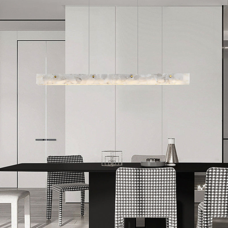 Ray Moderne LED Suspension Blanc Marble Salle À Manger/Bar - Neutralighting