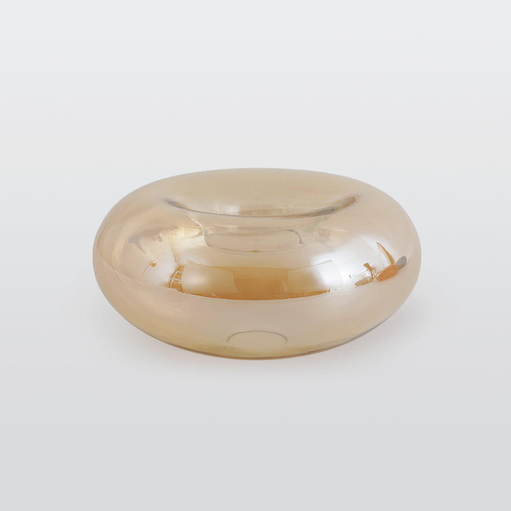 Arisha Oval Industriel LED Plafonnier Rouge/Marron/Ambre/Bleu Métal/Verre Salon - Neutralighting