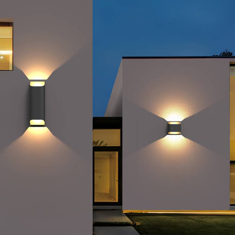 Ray Vintage Design LED Applique Murale Noir Métal Extérieur - Neutralighting