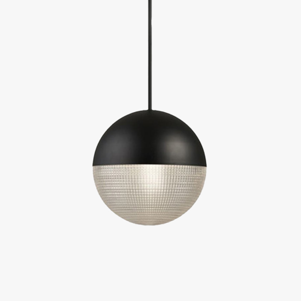 Valentina Suspenison Boule Contemporaine, Métal/Verre, Noir/Or, Bar/Salon/Chambre - Neutralighting
