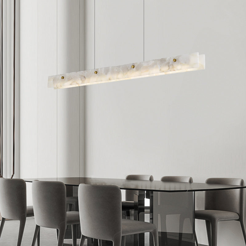 Ray Moderne LED Suspension Blanc Marble Salle À Manger/Bar - Neutralighting