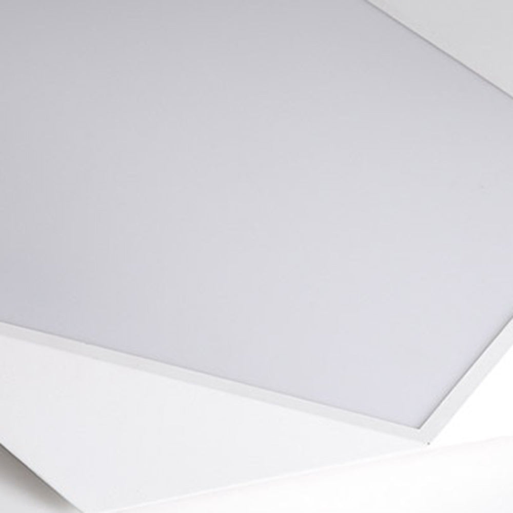 Arisha Design LED Plafonnier Simple Moderne Métal Noir/Blanc Salon - Neutralighting