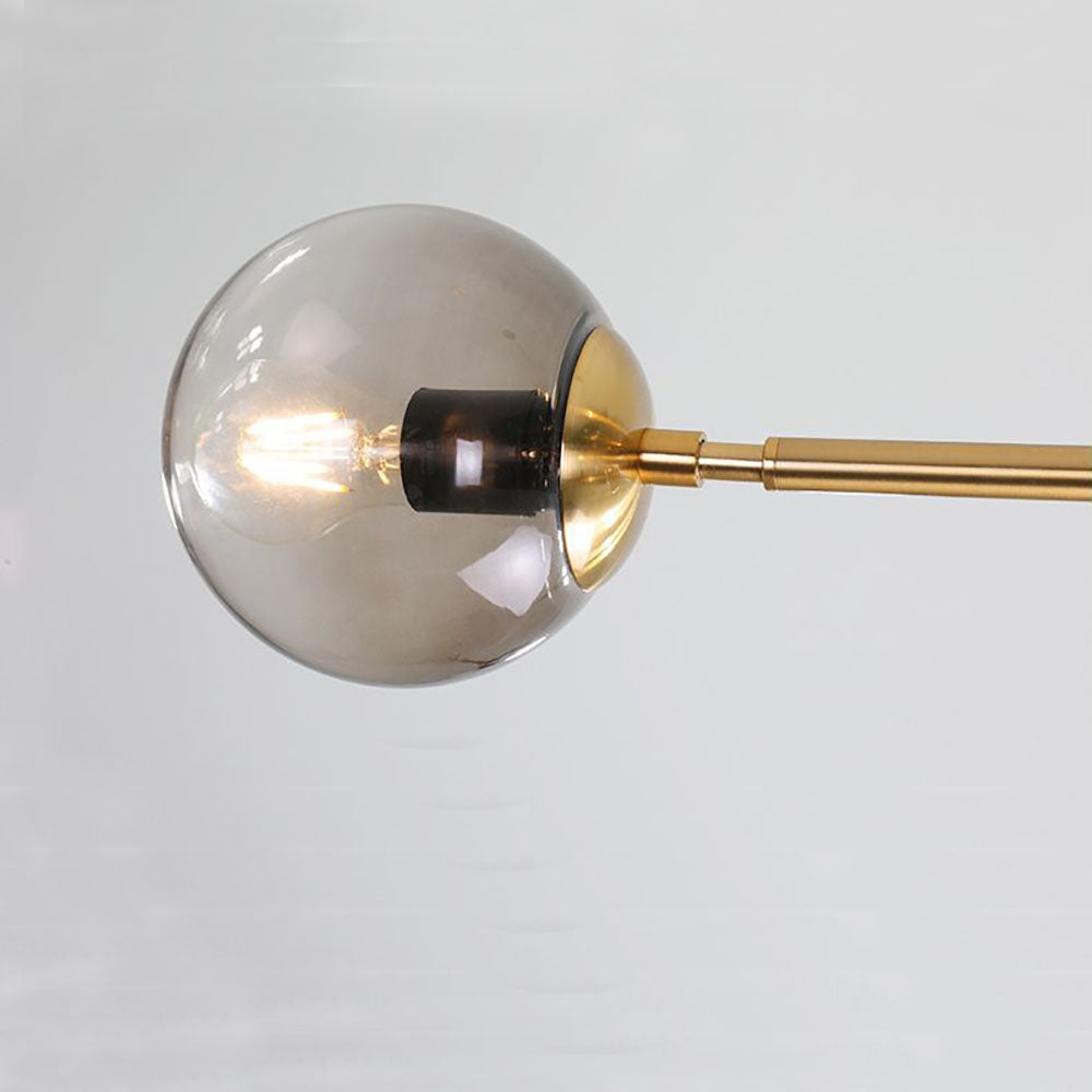 Valentina Moderne LED Suspension Globe Métal Verre Salon Cuisine - Neutralighting