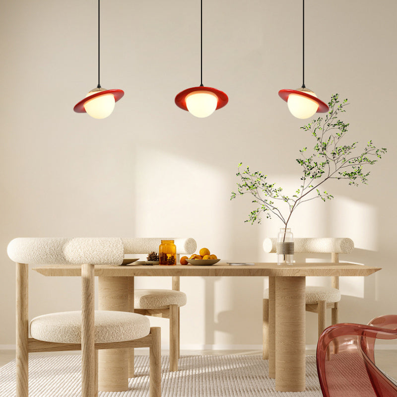 Valentina Créative Suspension Résine/Verre/Métal Salle d'étude - Neutralighting