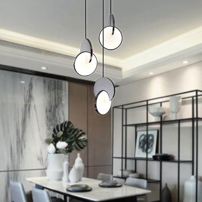 Arisha Luminaires Suspension Minimaliste Métal Or/Argent Salon - Neutralighting