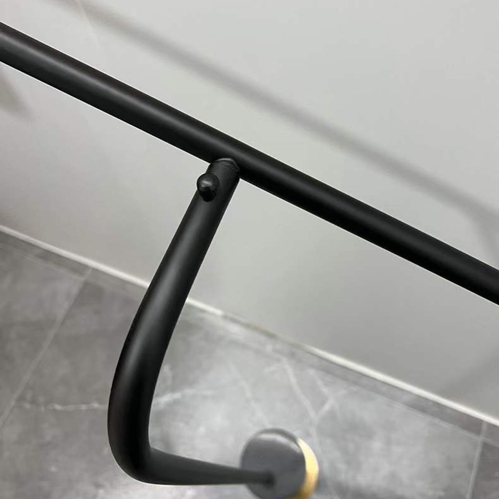 Arisha Lampadaire Cylindre Moderne, Marble/Métal, Noir, Salon