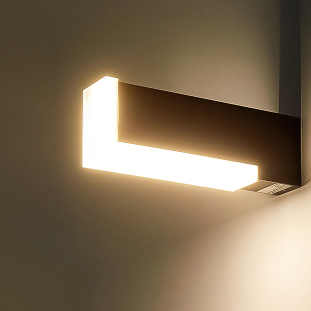 Ray Géométrique LED Applique Murale Noir Métal Acrylique Allée - Neutralighting