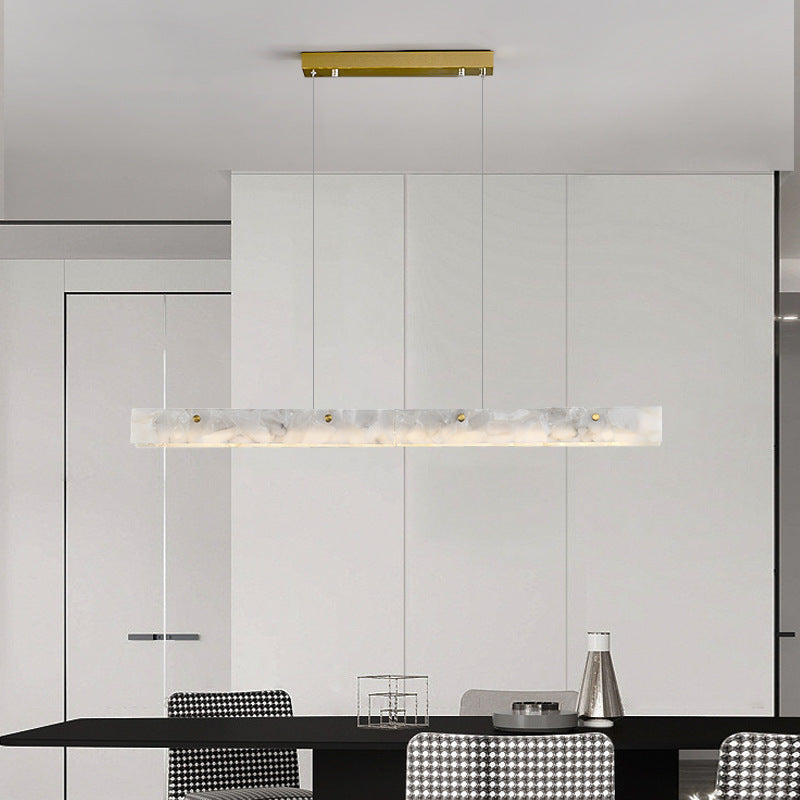 Ray Moderne LED Suspension Blanc Marble Salle À Manger/Bar - Neutralighting