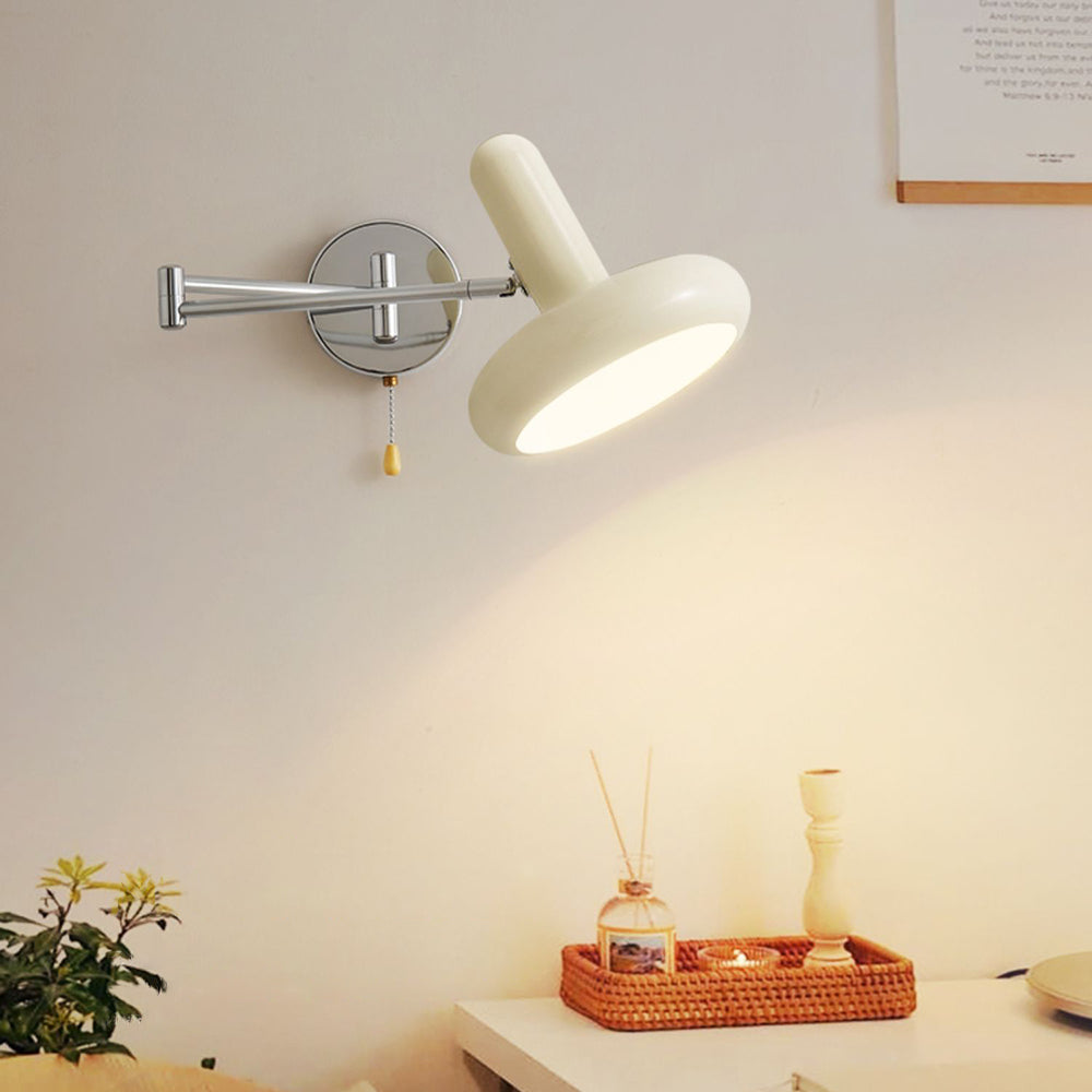 Arisha Applique Murale Orientable Scandinave, Métal, Blanc, Salon - Neutralighting