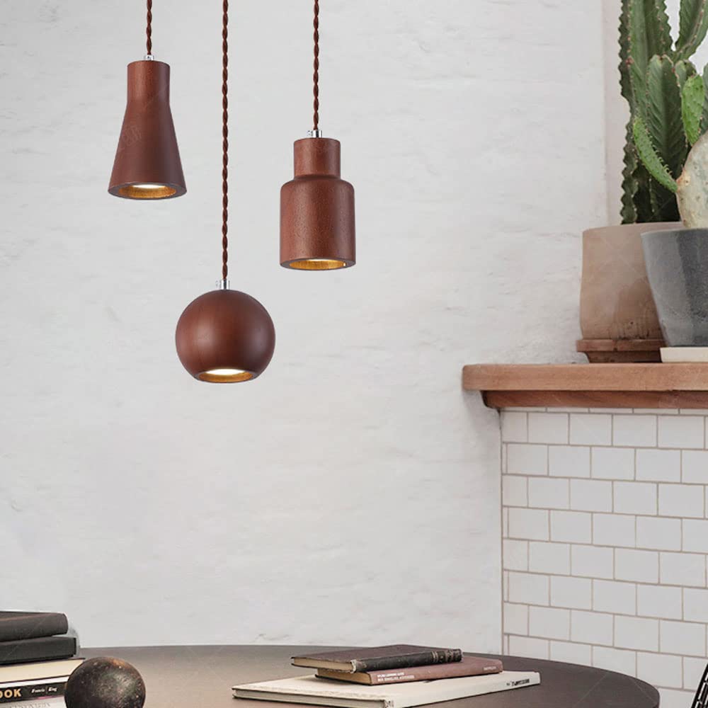 Muto Cottage Installer LED Suspension Bois Cuisine/Chambre à coucher - Neutralighting