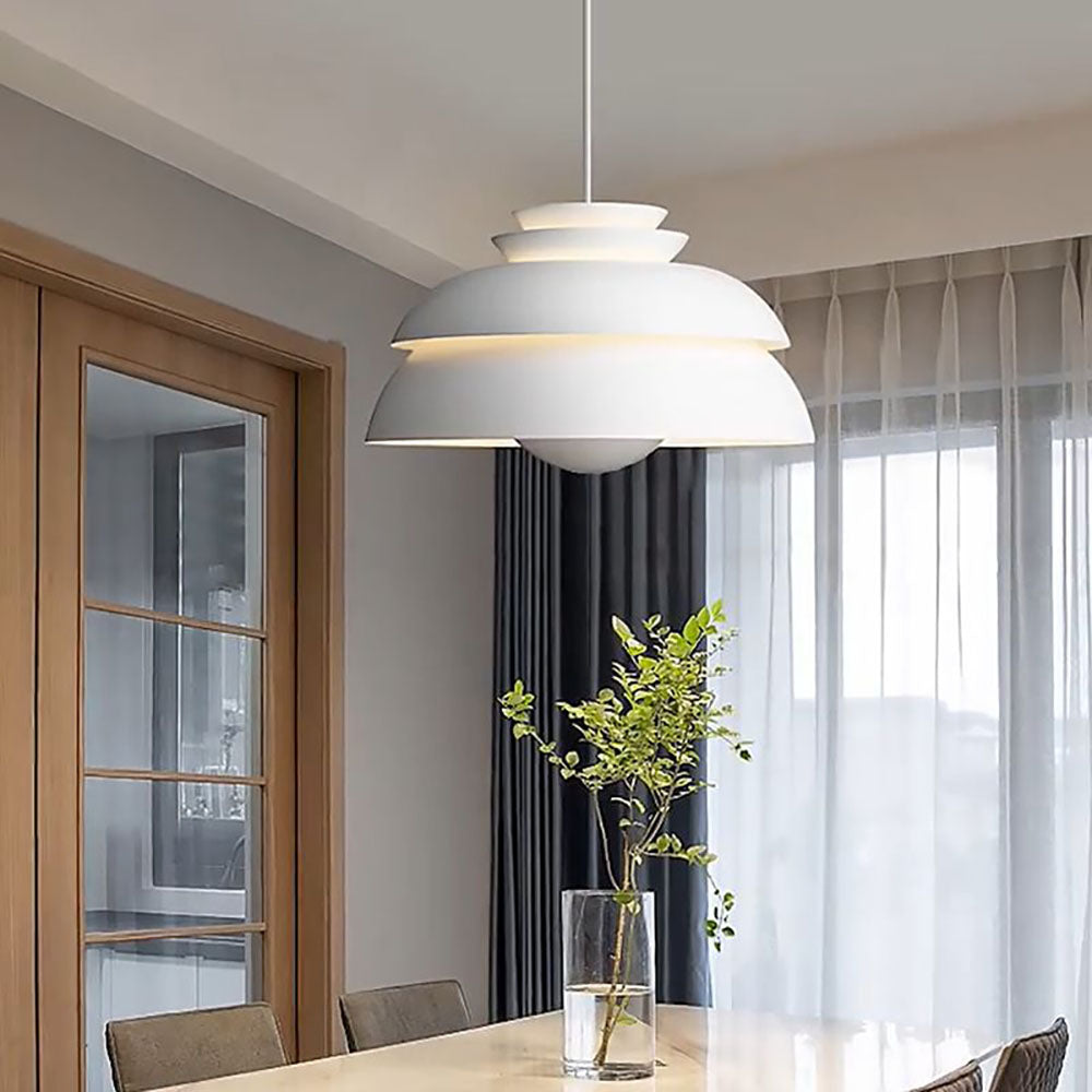 Valentina Luminaires Suspensions Blanc Vintage Métal Salle à Manger/Chambre à Coucher - Neutralighting