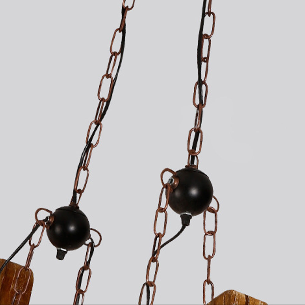 Epoch Suspension Saxophone Retro, Metal/Bois, Noir/Marron, Salon - Neutralighting