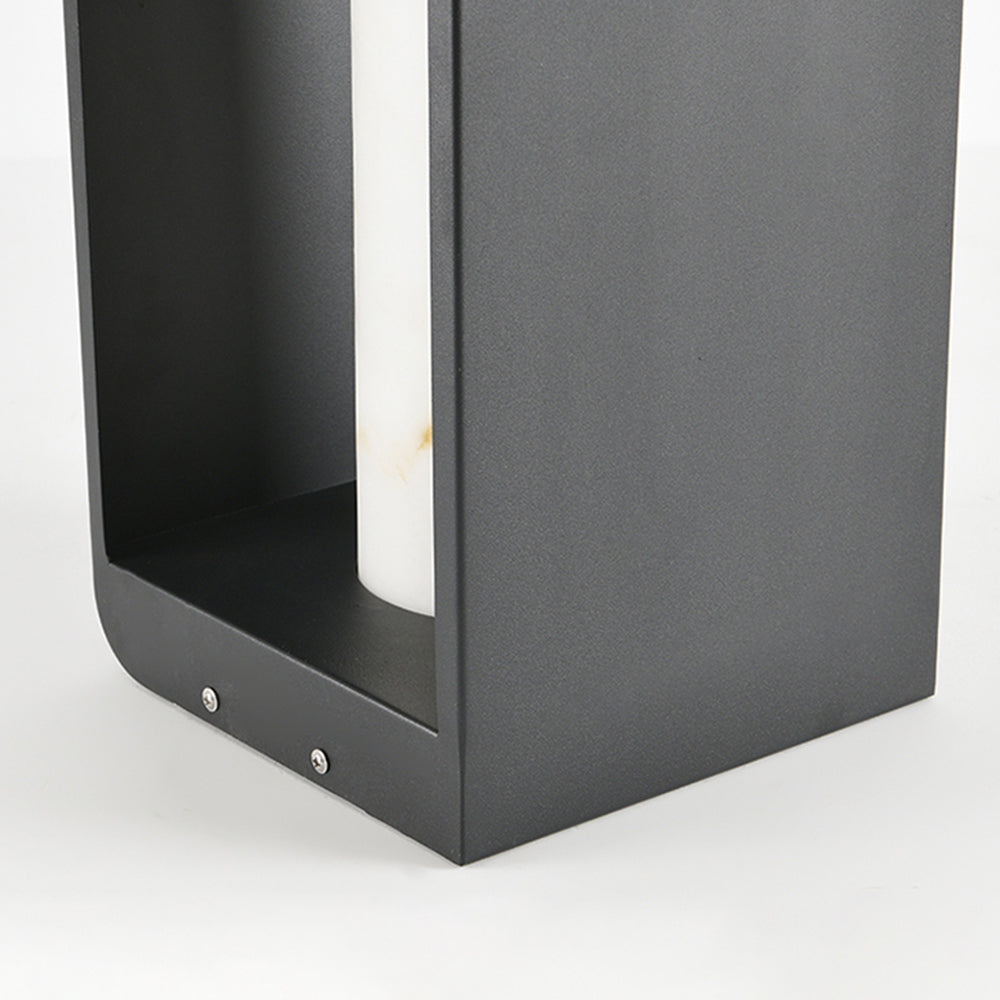Halie Lampadaire Solaire Bougie Moderne. Métal. Noir. Allée - Neutralighting