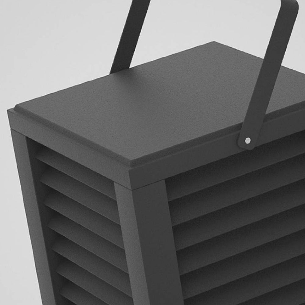 Ray Moderne LED Lampadaire Noir Métal/Acrylique Extérieur Cour - Neutralighting