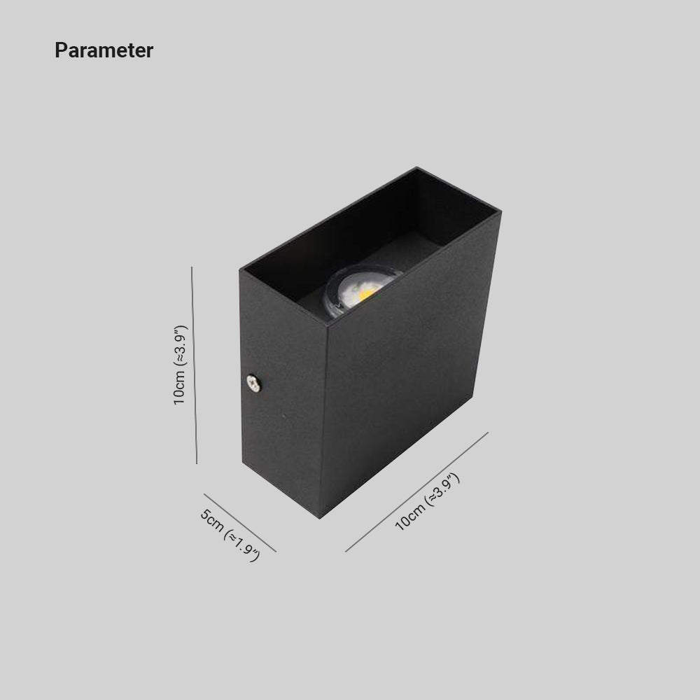 Nexu Applique Murale Carrrée Minimaliste Intérieur/Extérieur - Neutralighting