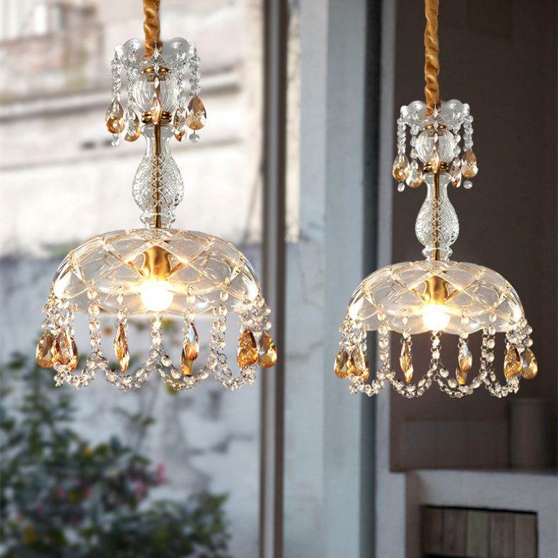 Kristy Suspension de Luxe en Cristal Verre Métal Chambre à Coucher Salle à Manger - Neutralighting