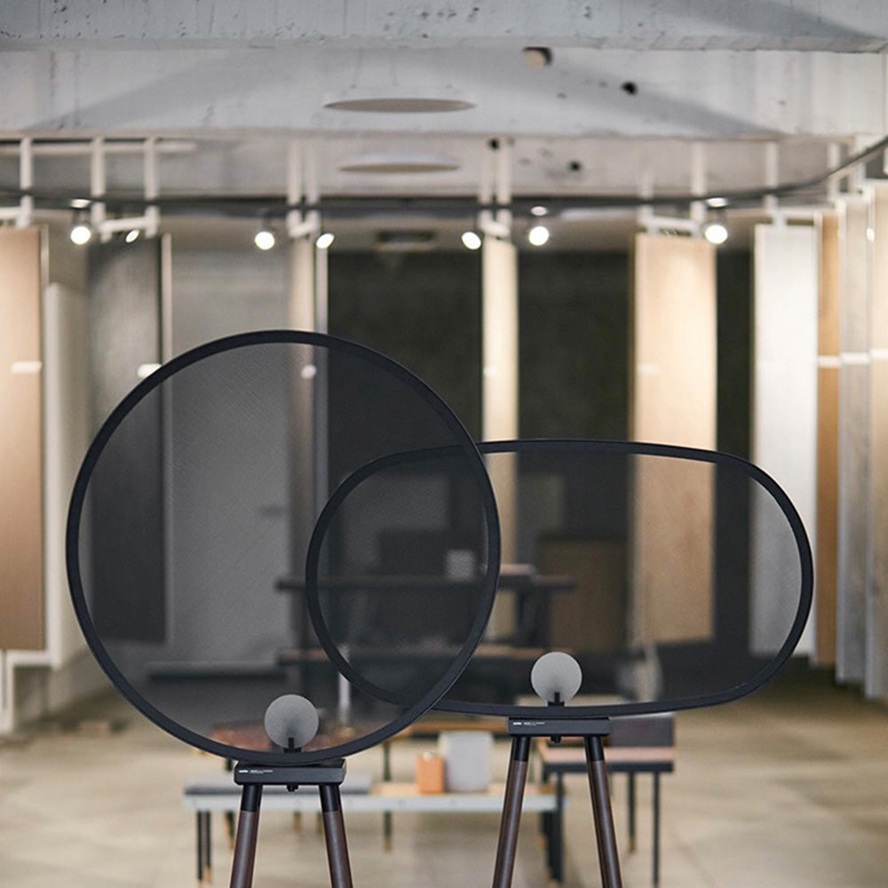 Arisha Lampadaire Géométrique Moderne, Métal/Bois, Gris, Salon