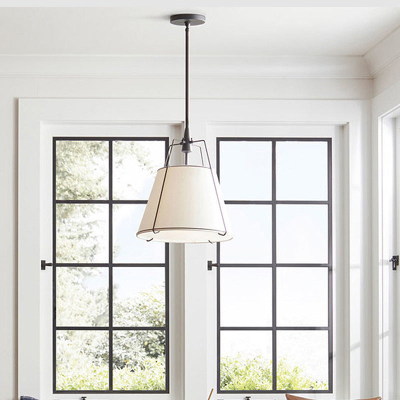 Ritta Moderne Conique Métal Tissu Suspension Salle à Manger - Neutralighting