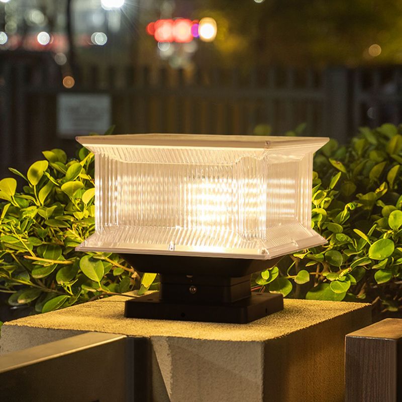 Ray Lampe de Poteau Solaire, L 18 CM