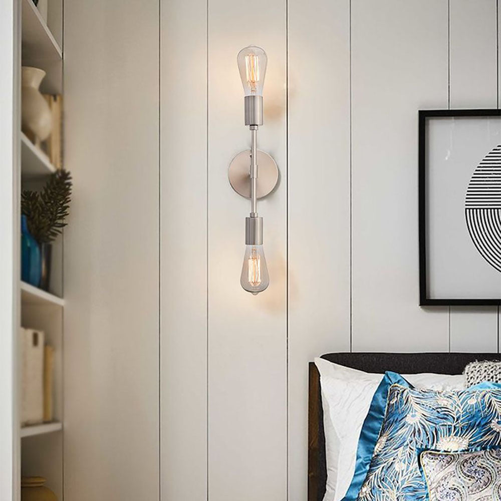 Silva Applique Murale Design Moderne LED Métal Noir/Argent/Or Salle de Bain/Chambre - Neutralighting